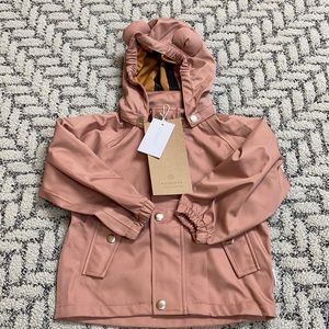 Liewood kids rainset 2T dusty pink and gold